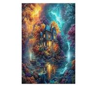 Artistic Scenery 1000 Piece Jigsaw Puzzle Pack Imagining Space Teens Beginners Cognitive Development Puzzle Fans Group Play Anniversary Recycled Cardboard 1000 PCS
