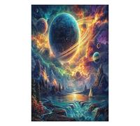 Artistic Scenery 1000 Piece Jigsaw Puzzle Pack Imagining Space Teens Beginners Cognitive Development Puzzle Fans Group Play Anniversary Thick Cardboard 1000 PCS