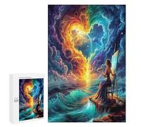 Artistic Scenery 1000 Piece Jigsaw Puzzles Adults Kids Imagining Space Jigsaws Post-Work Relaxation Tool Challenging Friends Family Decor 1000 PCS