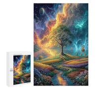 Artistic Scenery 1000 Piece Jigsaw Puzzles Adults Kids Imagining Space Jigsaws Post-Work Relaxation Tool Challenging Friends Family Decor 1000 PCS