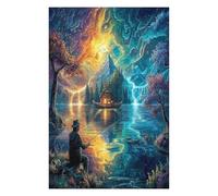 Artistic Scenery 1000 Piece Pack DIY Jigsaw Puzzle Imagining Space Collectors Cognitive Development Educational Decorative Puzzle Gifts for Adults Recycled Cardboard 1000 PCS