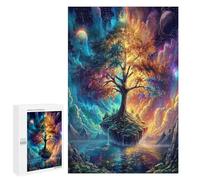 Artistic Scenery 1000Pc Jigsaw Puzzles Adults Children Imagining Space Jigsaws Post-Exam Relaxation Challenging Design Great Gift Students Stress Reliever 1000 PCS