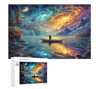 Artistic Scenery 1000Pc Jigsaw Puzzles Adults Children Imagining Space Jigsaws Post-Retirement Leisure Challenging Puzzle Great Gift Seniors Stress Reliever 1000 PCS