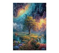 Artistic Scenery 300 Pc Classic Jigsaw Puzzle Imagining Space Puzzle for Adults Hard Challenging Hobby Home Decor Poster Smooth Wooden Cardboard 300 PCS