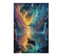 Artistic Scenery 300 Pc DIY Jigsaw Puzzle Imagining Space Puzzles for Adults Teens Hard Challenging Team Building Stress Reducing Autumn Gift 300 PCS