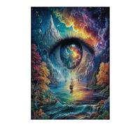 Artistic Scenery 300 Piece Jigsaw Puzzle for Adults Teens Imagining Space Jigsaw Post Exam Relaxation Challenging Design Great Gift for Students Stress Reliever 300 PCS