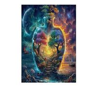 Artistic Scenery 300 Piece Jigsaw Puzzle Imagining Space For Men Cognitive Development Adults Anxiety Memory Care Mothers Valentines Gift High-grade Rigid Cardboard 300 PCS