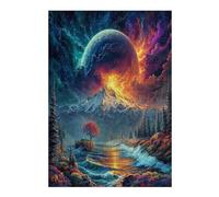 Artistic Scenery 300 Piece Jigsaw Puzzle Pack Imagining Space Teens Beginners Cognitive Development Puzzle Fans Group Play High-grade Rigid Cardboard 300 PCS