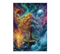 Artistic Scenery 300 Piece Jigsaw Puzzle Pack Imagining Space Teens Beginners Cognitive Development Puzzle Fans Group Play Anniversary Recycled Cardboard 300 PCS