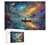 Artistic Scenery 300 Piece Jigsaw Puzzles Adults Kids Imagining Space Jigsaws Post-Work Relaxation Tool Challenging Friends Family Decor 300 PCS