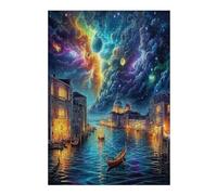 Artistic Scenery 300 Piece Pack DIY Jigsaw Puzzle Imagining Space Collectors Cognitive Development Educational Decorative Puzzle Gifts for Adults Recycled Cardboard 300 PCS