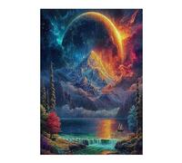 Artistic Scenery 300 Piece Pack DIY Jigsaw Puzzle Imagining Space Collectors Cognitive Development Educational Decorative Puzzle Gifts for Adults Recycled Cardboard 300 PCS