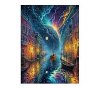 Artistic Scenery 500 Piece Jigsaw Puzzle for Adults Imagining Space Meditation Aid Mindful Practice Detailed Design for Yoga Enthusiasts 500 PCS