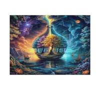 Artistic Scenery 500 Piece Jigsaw Puzzle for Adults Teens Imagining Space Post Work Wind Down Mind Calming Whimsical Design for Friends 500 PCS