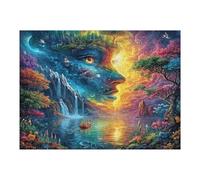 Artistic Scenery 500 Piece Jigsaw Puzzle for Adults Teens Imagining Space Study Break Relaxation Brain Exercise Colourful Design Great Gift for Students 500 PCS