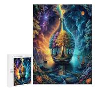 Artistic Scenery 500 Piece Jigsaw Puzzles Adults Children Imagining Space Jigsaws After-Work Leisure Brainteasing Puzzle Colleagues Stress Buster 500 PCS
