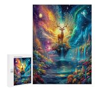 Artistic Scenery 500 Piece Jigsaw Puzzles Adults Kids Imagining Space Jigsaws Post-Work Relaxation Tool Challenging Friends Family Decor 500 PCS