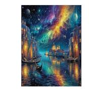 Artistic Scenery 500 Piece Pack DIY Jigsaw Puzzle Imagining Space Collectors Cognitive Development Educational Decorative Puzzle Gifts for Adults Rigid Cardboard 500 PCS