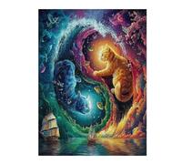 Artistic Scenery 500 Piece Pack DIY Jigsaw Puzzle Imagining Space Collectors Cognitive Development Educational Decorative Puzzle Gifts for Adults Recycled Cardboard 500 PCS