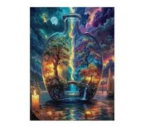 Artistic Scenery 500 Piece Pack DIY Jigsaw Puzzle Imagining Space Collectors Cognitive Development Educational Decorative Puzzle Gifts for Adults Recycled Cardboard 500 PCS
