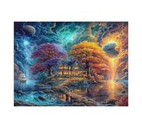 Artistic Scenery 500 Piece Premium Jigsaw Puzzle Imagining Space Adult Jigsaws Brain Training Hobby Home Decor Winter Gift Unique Shaped Recycled Cardboard 500 PCS
