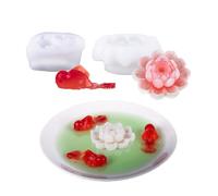 Artistic Silicone Dessert Molds for Chocolate Ice Spheres Jellies Making Release Decorative Kitchenwares Flexible Dessert Molds