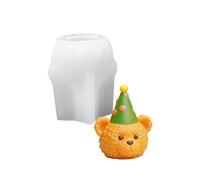 Artistic Silicone Mold Craft Mold Creative Bear Shape Figures Moulds Suitable for Art Classes and Home Decoration