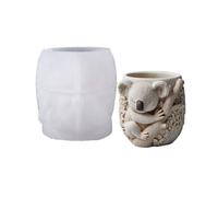 Artistic Silicone Mold Koala Pattern Resin Casting Jewelry Making Home Garden Decors Creative Crafting Projects Silicone Planter Mold