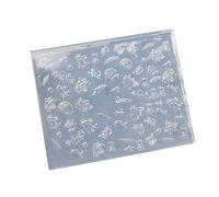 Artistic Silicone Nails Stamp Mold for Crafting Dimensional Cranes Patterns Art Creation Jewelry Artistic Decoration Silicone Molds