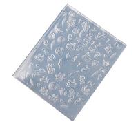 Artistic Silicone Nails Stamp Mold for Crafting Dimensional Cranes Patterns Nails Art Creation Jewelry Embossed Nail Charm Silicone Molds