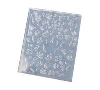 Artistic Silicone Nails Stamp Mold for Crafting Dimensional Cranes Patterns Nails Art Creation Jewelry Embossed Nail Charm Silicone Molds