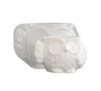 Artistic Silicone Owl Mold for Crafting Decorative Bowl Jewelry Storage Jar with Lid Succulents Planter Owl Shaped Concrete Cement