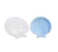 Artistic Silicone Plate Crafting Mold Creative Sea Shell Silicone Mold for Making Plaster Dishes and Decorative Trays Creative Designs