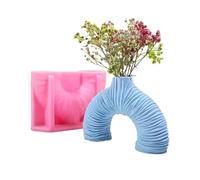 Artistic Silicone Vase Mold Suitable for Creating Resin and Plaster Ornaments Adds Aesthetic Appeal to Any Space Jewelry Making Tool