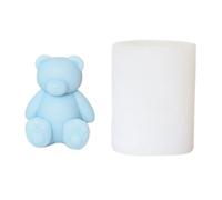 Artistic Silicones Bear Shape Mold for DIYer Enthusiasts Easy to Use Design Enhances Home Aesthetic DIYer Decors Craft Mold