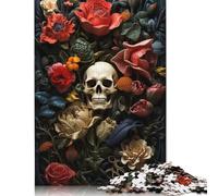 Artistic Skeleton Puzzle for Adults And Teenagers 1000 Pieces Puzzle for Adults Sustainable Puzzle Games 1000pcs (38x26cm)