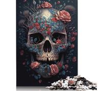 Artistic Skeleton Puzzle for Adults And Teenagers 1000 Pieces Wooden Puzzles for Teenagers Gifts Brain Teaser Game 1000pcs (75x50cm)
