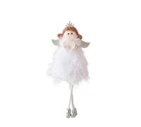 Artistic Snowflake Princess Cloth Christmas Ornament Holiday Decoration For Tree Window Classroom Decoration Holiday Princess Snowflake Home