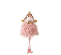 Artistic Snowflake Princess Cloth Christmas Ornament Holiday Decoration For Tree Window Classroom Decoration Princess Snowflake Holiday Hanging Ornament