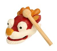 Artistic Solid Wood Fish Drum, Hand Crafteds for Pleasings Experience in Various Handcrafteds Wood Percussions