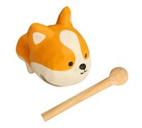 Artistic Solid Wood Fish Drum, Hand Crafteds for Pleasings Experience in Various Handcrafteds Wood Percussions