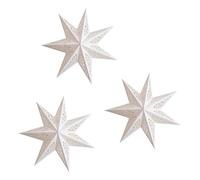 Artistic Star Cut Out Lamp Shade Paper Hanging Light Cover Theme Party Restaurant Home Decoration Personalized Paper Hanging Lamp Cover