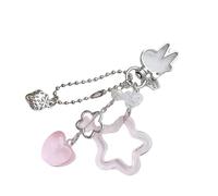 Artistic Star Designs Keychain Secure Holder Lightweight Portable Keyring Decors For Keys Bags And Individual Items Stylish Backpack Keychain Decors
