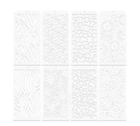 Artistic Template Craft Tool with PET Materials Precisions Cut for Multiple Surfaces Decoration Project Sketching Template