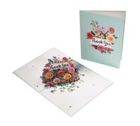 Artistic Thank You Pop Up Card 3D Greeting Card Thank You Cards for Teachers Friends Love Card Thinking of You