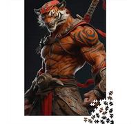 Artistic Tiger Puzzle Jigsaws 1000 Pieces for Adults & Teenager Age 12 Years Up Christmas Eve Gifts 1000pcs (38x26cm)