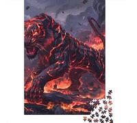 Artistic Tiger Puzzles for Adults 1000 Pieces Puzzles for Adults & Teenager Age 12 Years Up Christmas Eve Gifts 1000pcs (38x26cm)