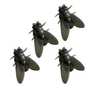 Artistic Tiny Fly Posts Not Allergenic Macromolecule Constructed for Modern Outfits and Sensitive Hearing Tiny Black Fly Earrings