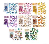 Artistic Touch 40 DIY Decorative Scrapbooking Stickers Perfect for Memory Keeping (C)