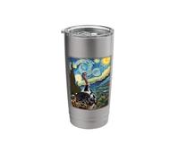 Artistic Turkey Stuff Van Gogh Style Starry Night Turkey Stainless Steel Insulated Tumbler